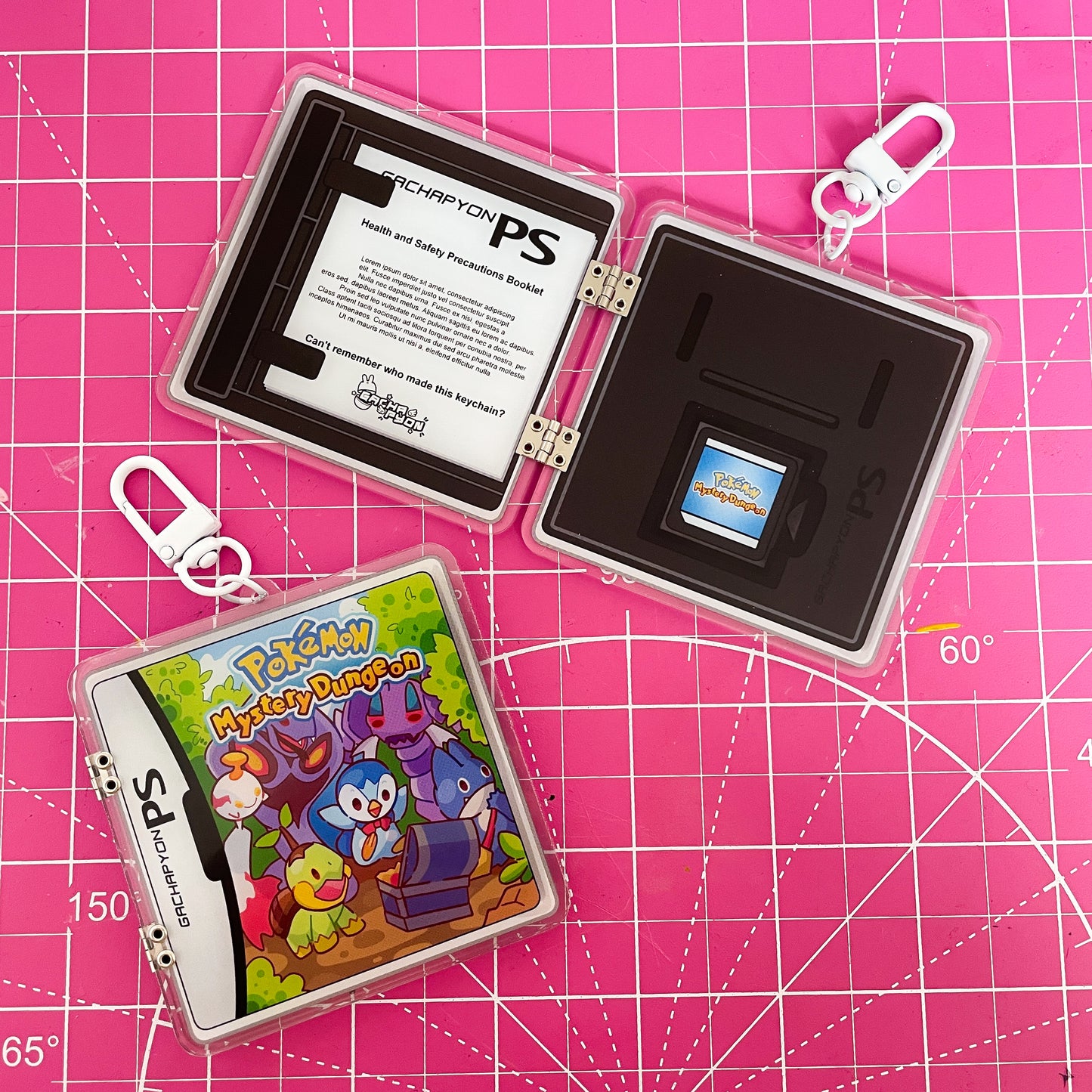 Mystery Monster Game - Hinged Openable Keychain