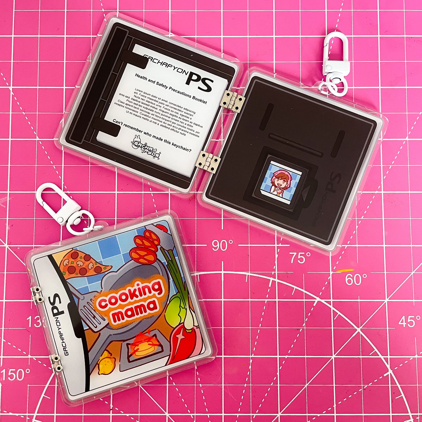 Home Cooking Game - Hinged Openable Keychain