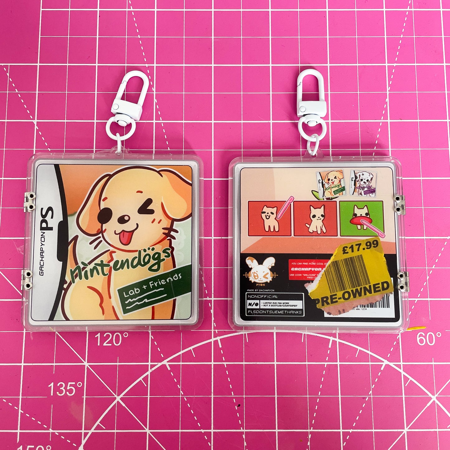 Labrador Friends - Hinged Openable Keychain