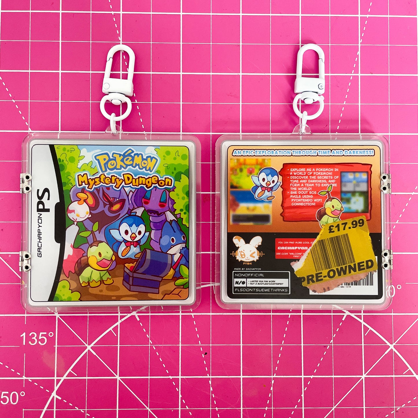 Mystery Monster Game - Hinged Openable Keychain