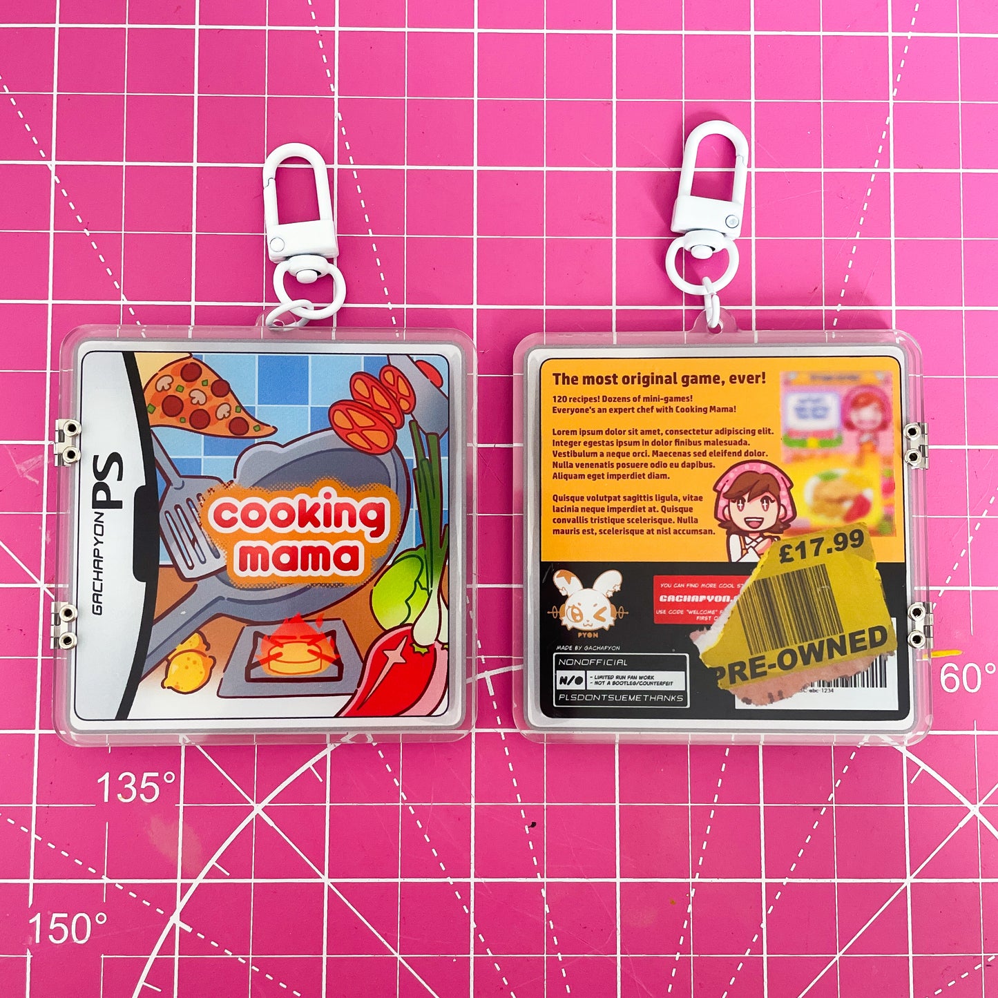 Home Cooking Game - Hinged Openable Keychain
