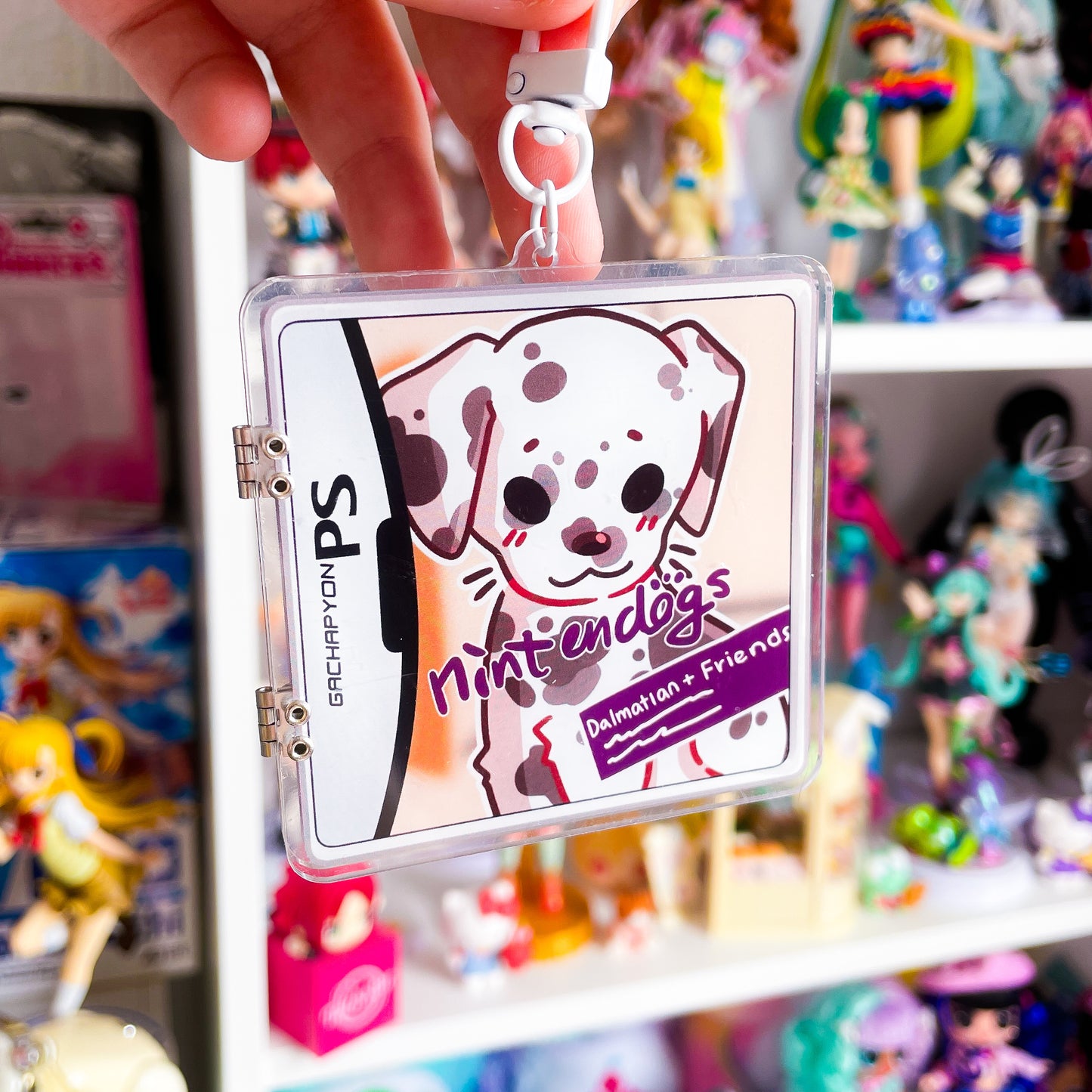 Dalmatian Friends - Hinged Openable Keychain