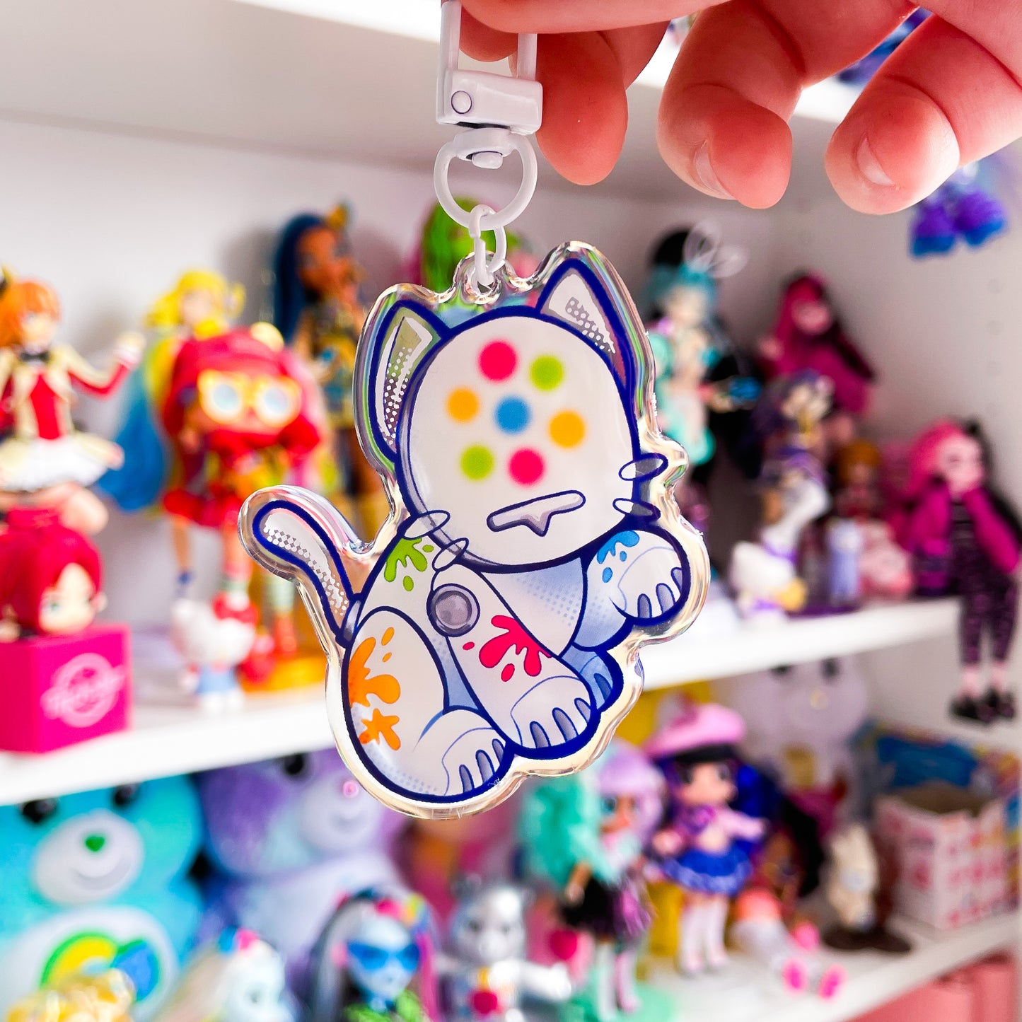 i-Dog and i-Cat - Epoxy Acrylic Keychains