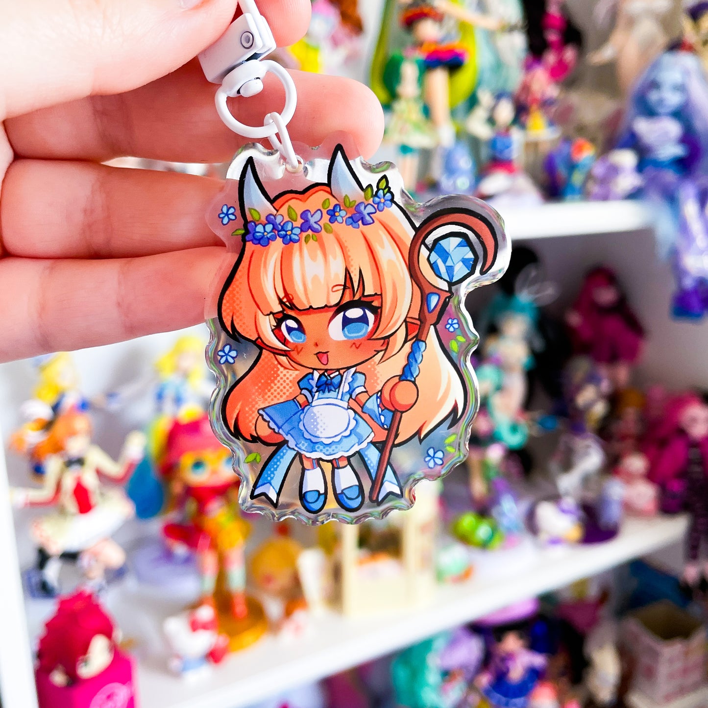 Maid Adventuring Party - Epoxy Acrylic Keychains