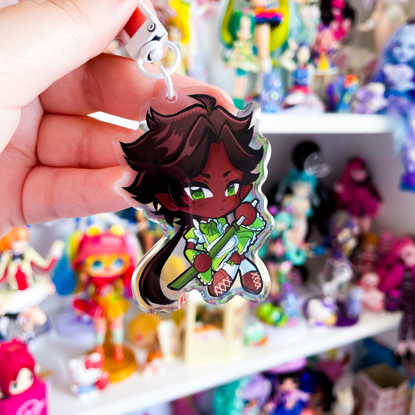 Maid Adventuring Party - Epoxy Acrylic Keychains