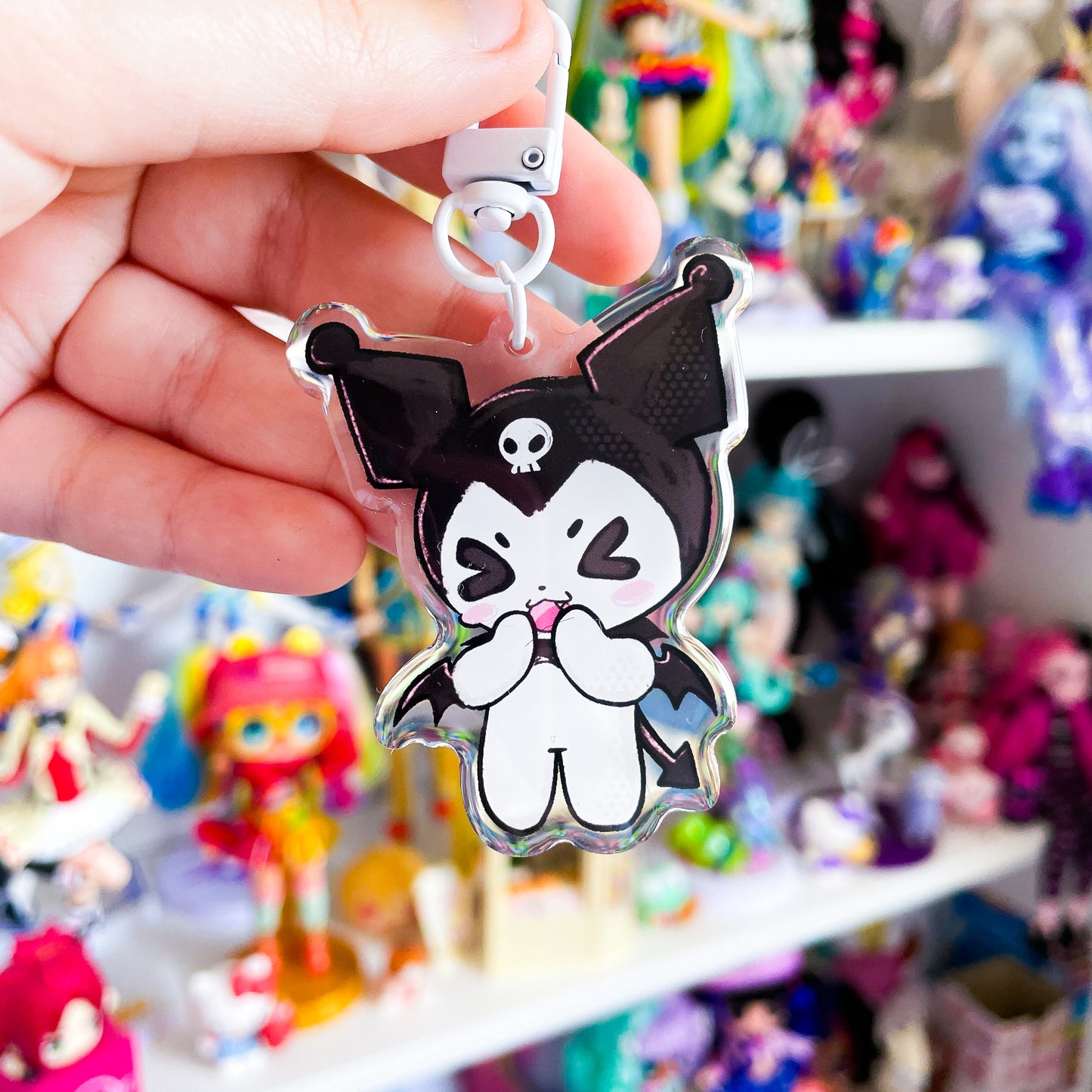 Bunny Besties - Epoxy Acrylic Keychains