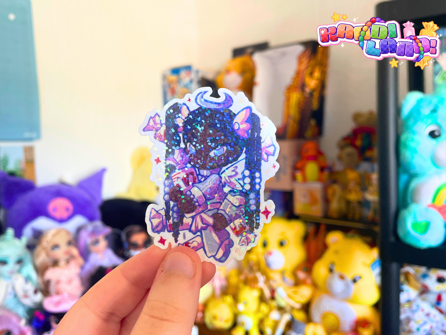 Kandiland Quinn - Holographic Sticker