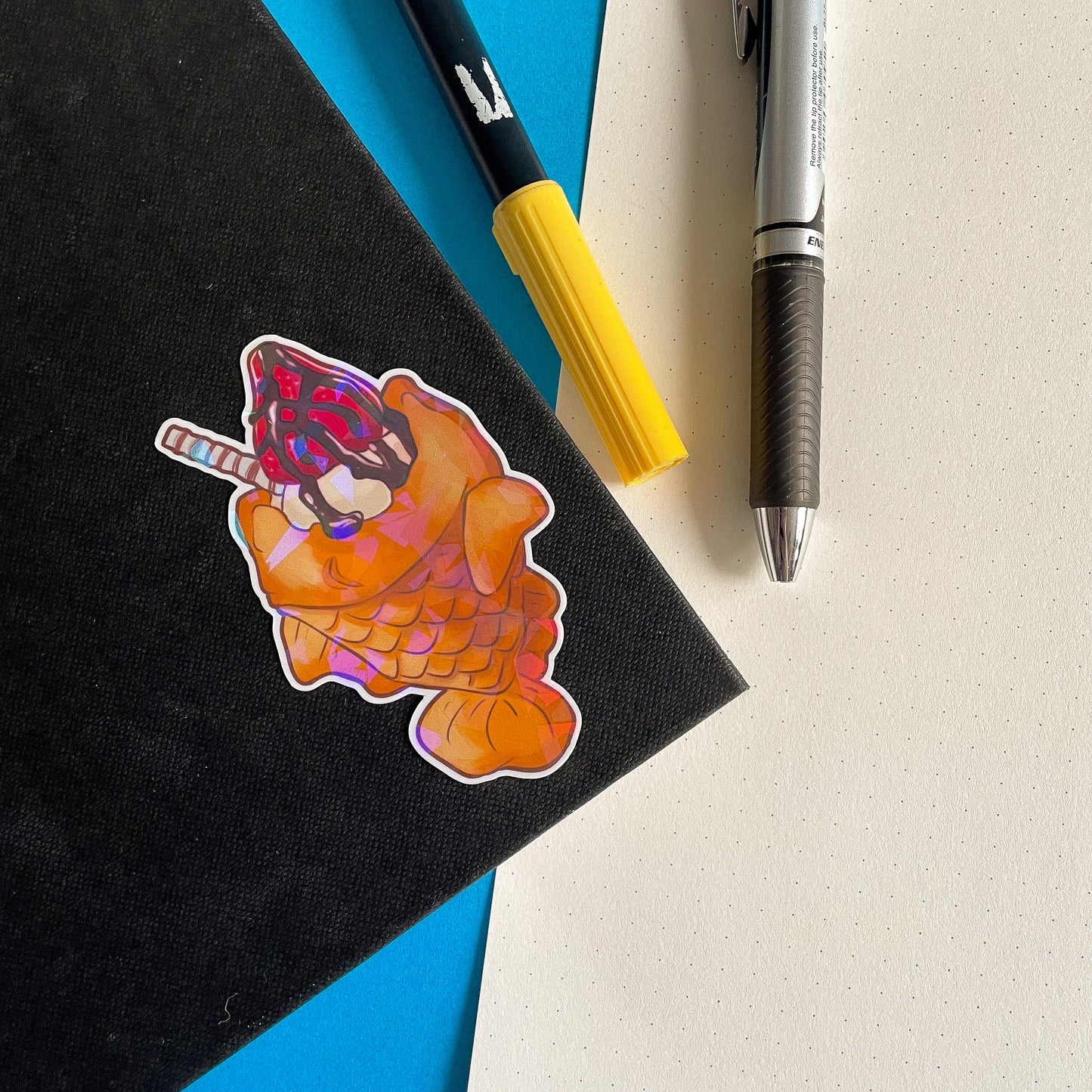 Taiyaki - Holographic Food Sticker