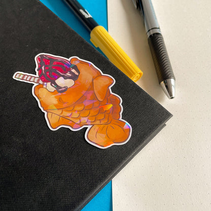 Taiyaki - Holographic Food Sticker