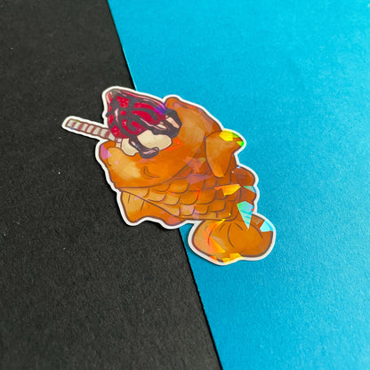 Taiyaki - Holographic Food Sticker