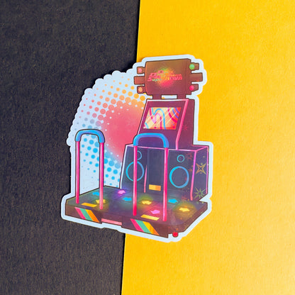 Arcade Icons - 2000's Arcade Holographic Sticker