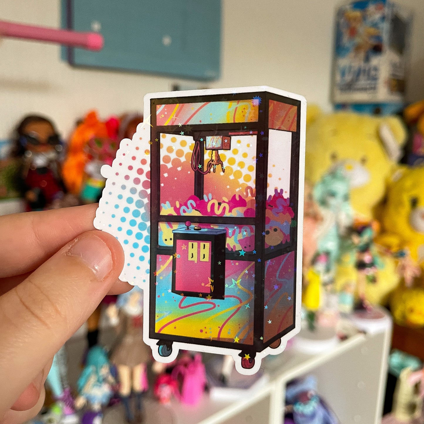 Arcade Icons - 2000's Arcade Holographic Sticker