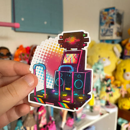 Arcade Icons - 2000's Arcade Holographic Sticker