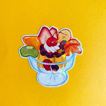 Tropical Desserts - Summery Holographic Sticker