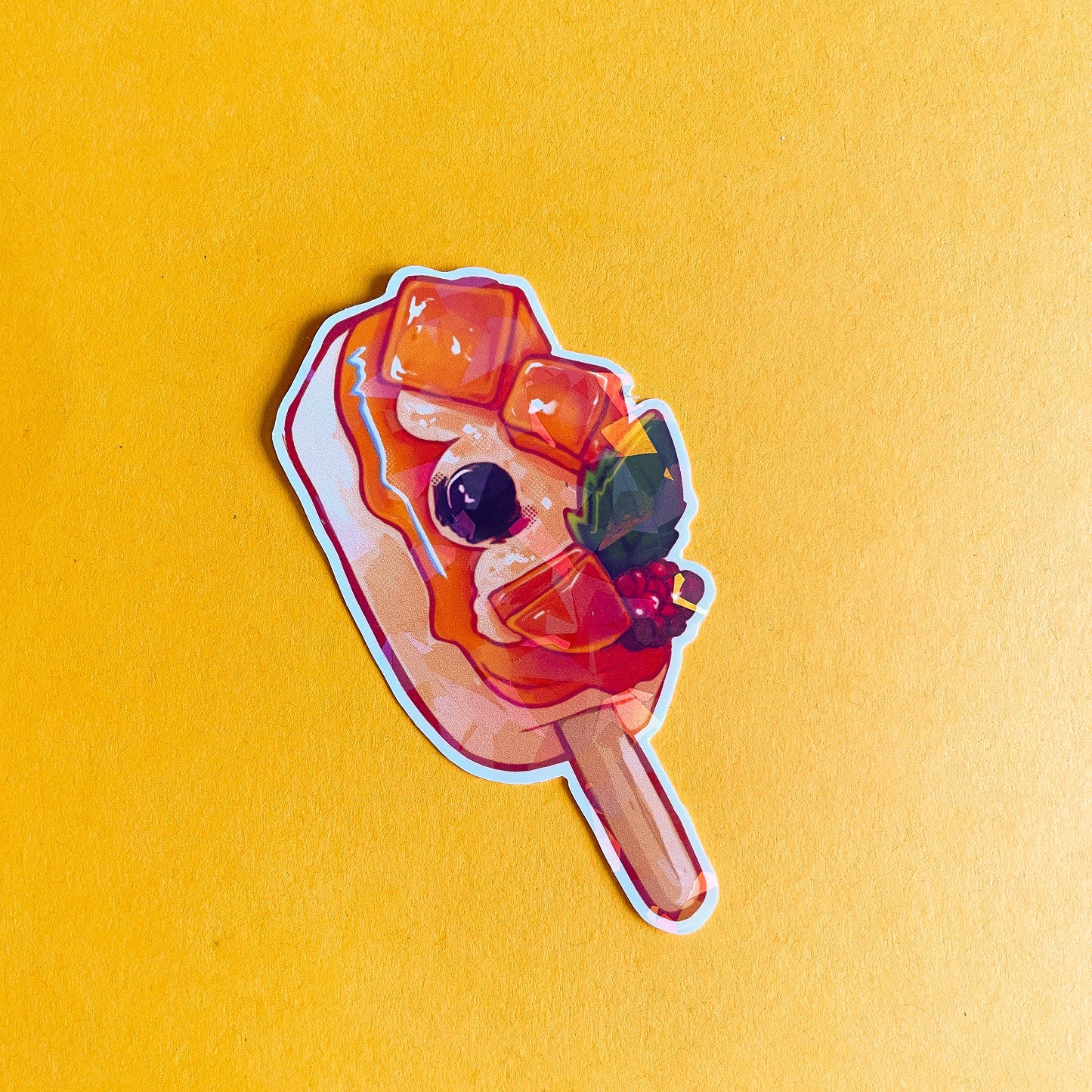 Tropical Desserts - Summery Holographic Sticker