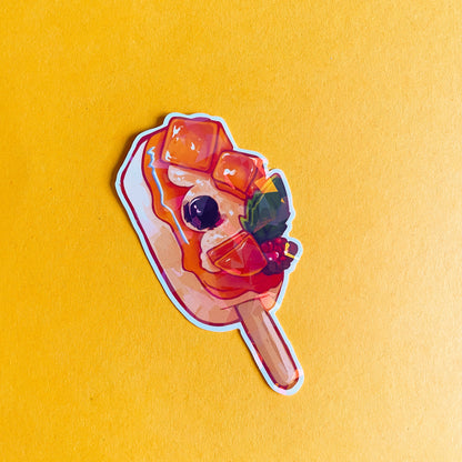 Tropical Desserts - Summery Holographic Sticker