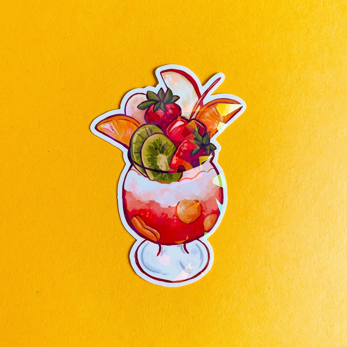 Tropical Desserts - Summery Holographic Sticker