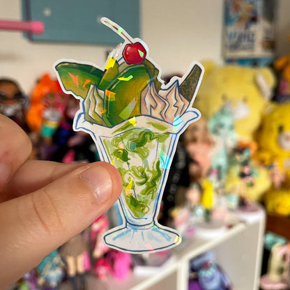 Tropical Desserts - Summery Holographic Sticker