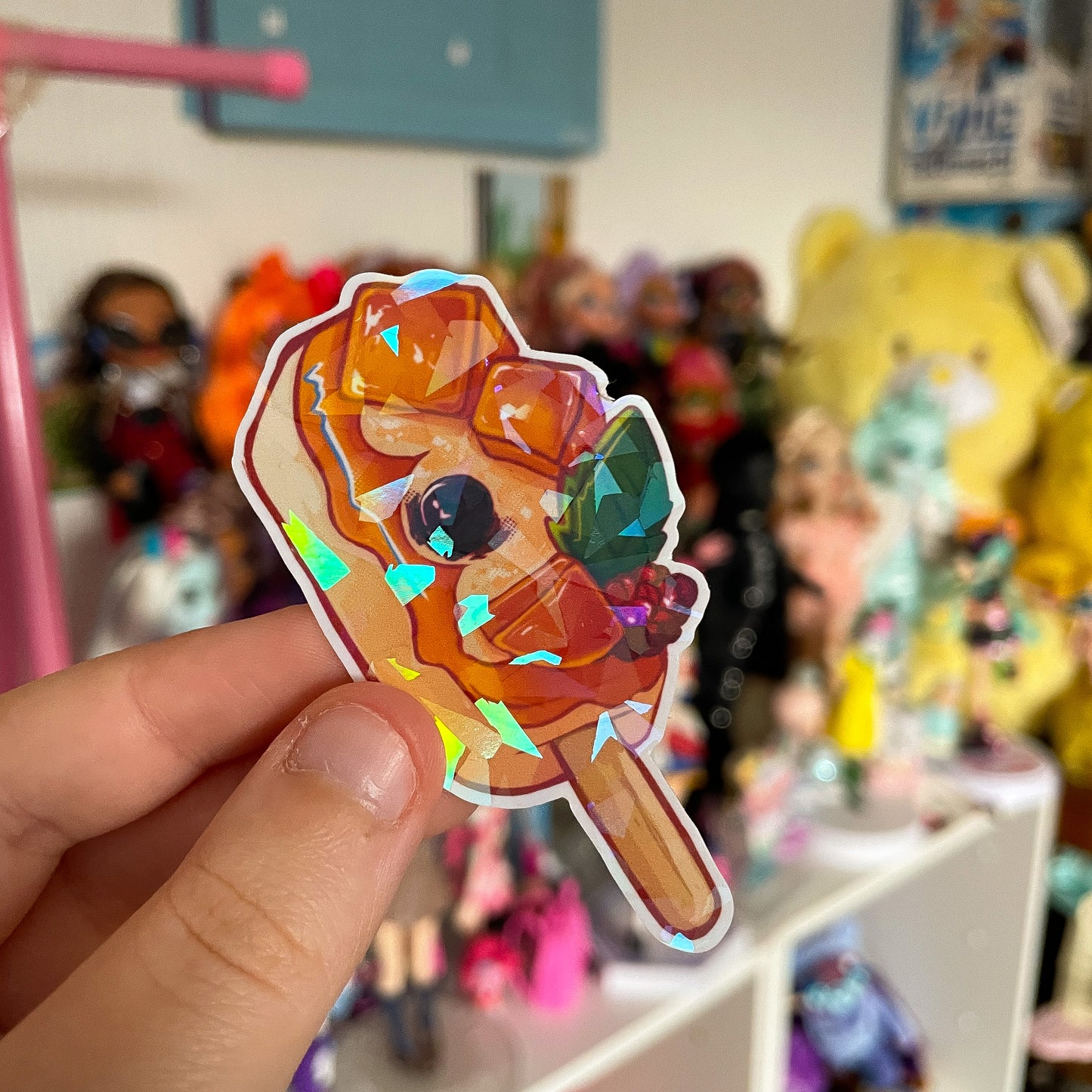 Tropical Desserts - Summery Holographic Sticker