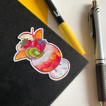 Tropical Desserts - Summery Holographic Sticker