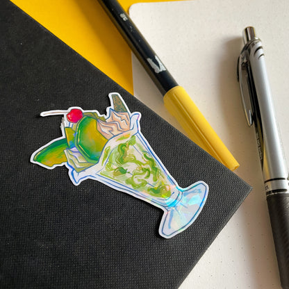 Tropical Desserts - Summery Holographic Sticker