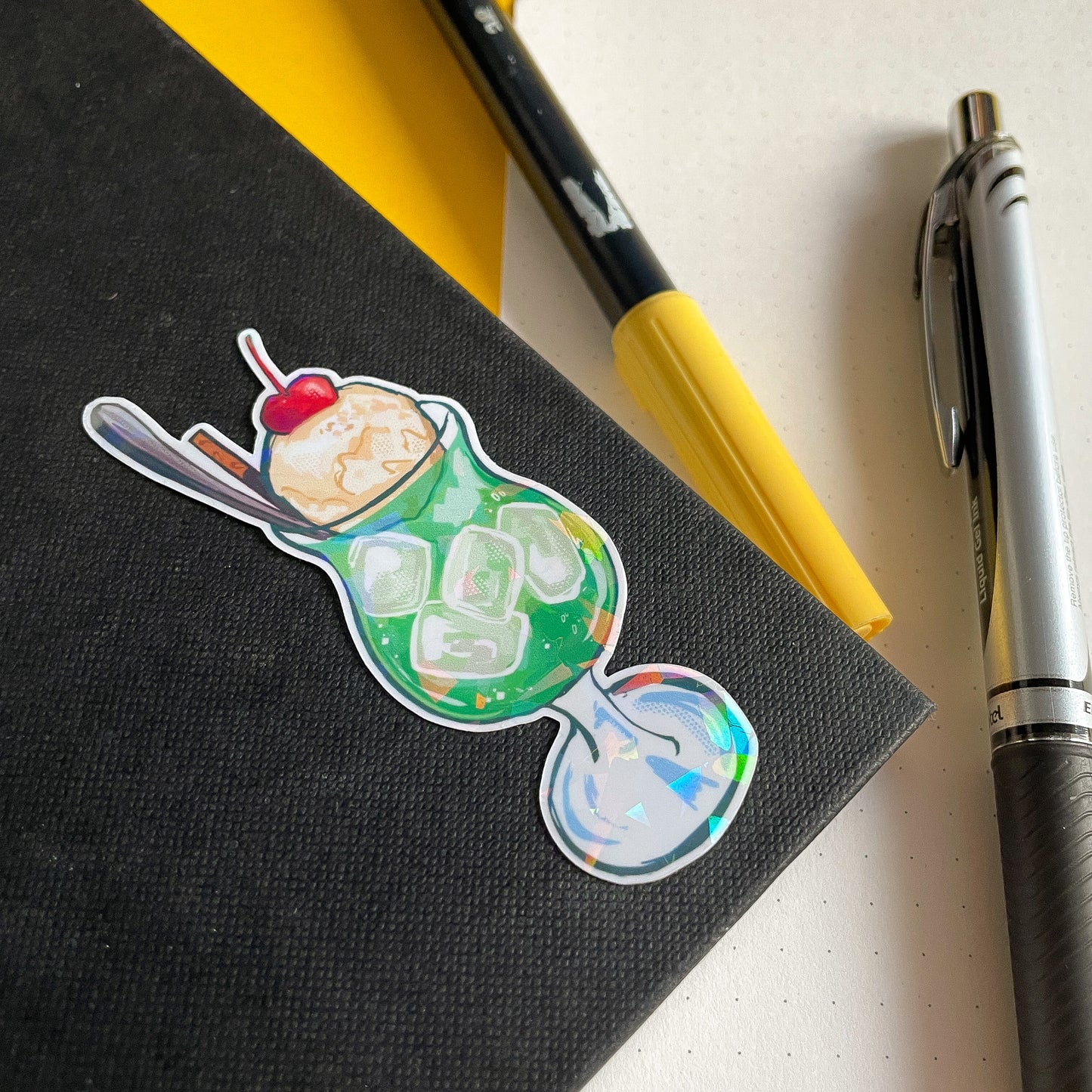 Tropical Desserts - Summery Holographic Sticker