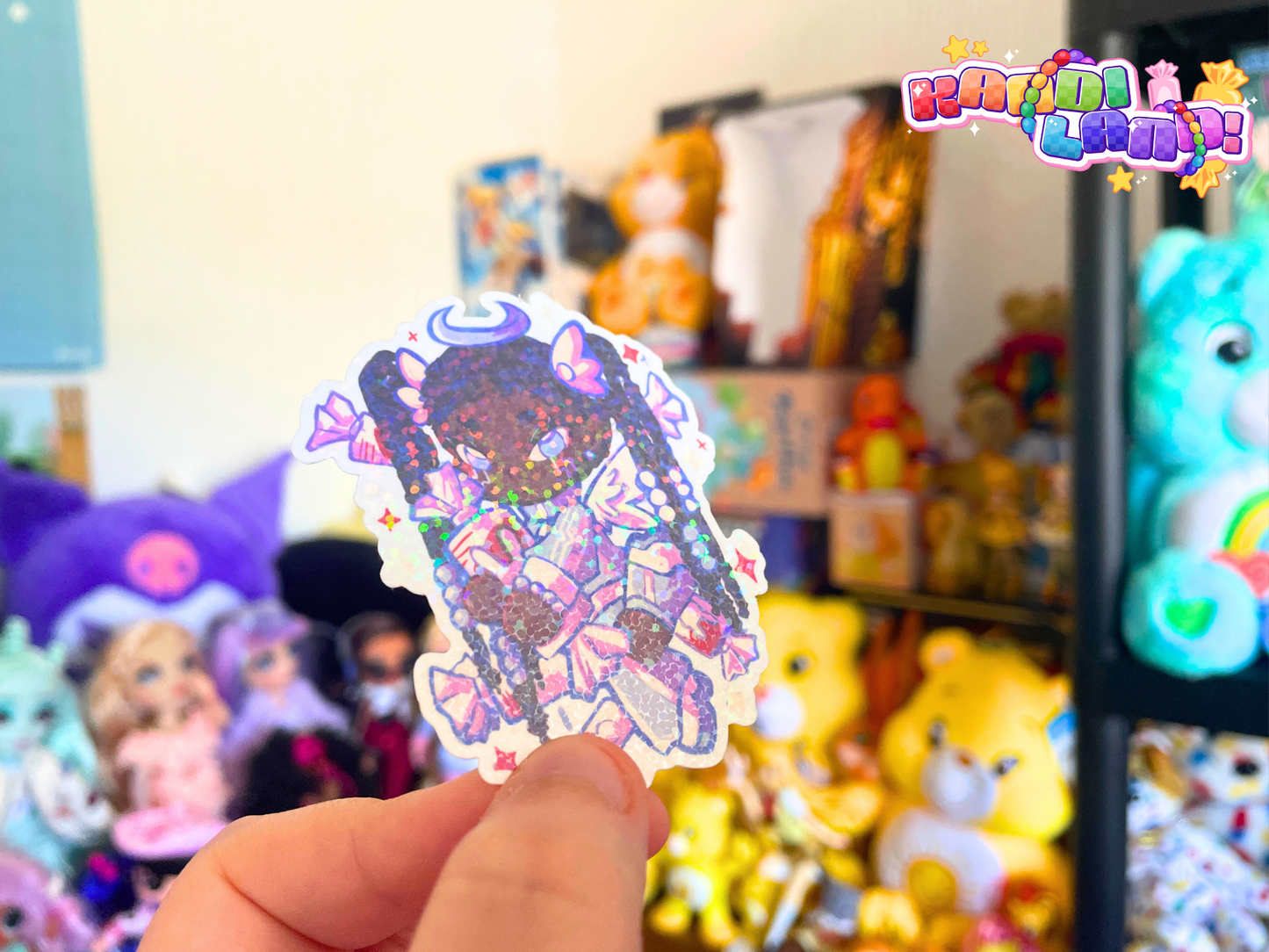 Kandiland Quinn - Holographic Sticker