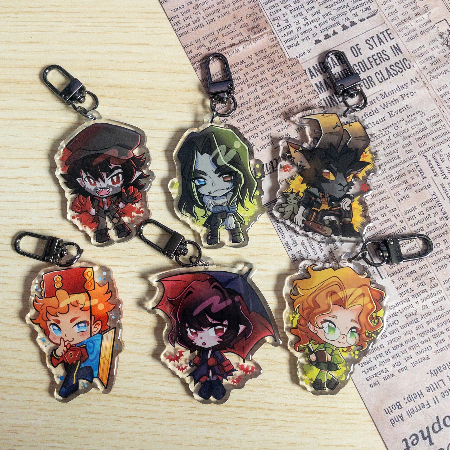 Chibilock - Epoxy Acrylic Keychains
