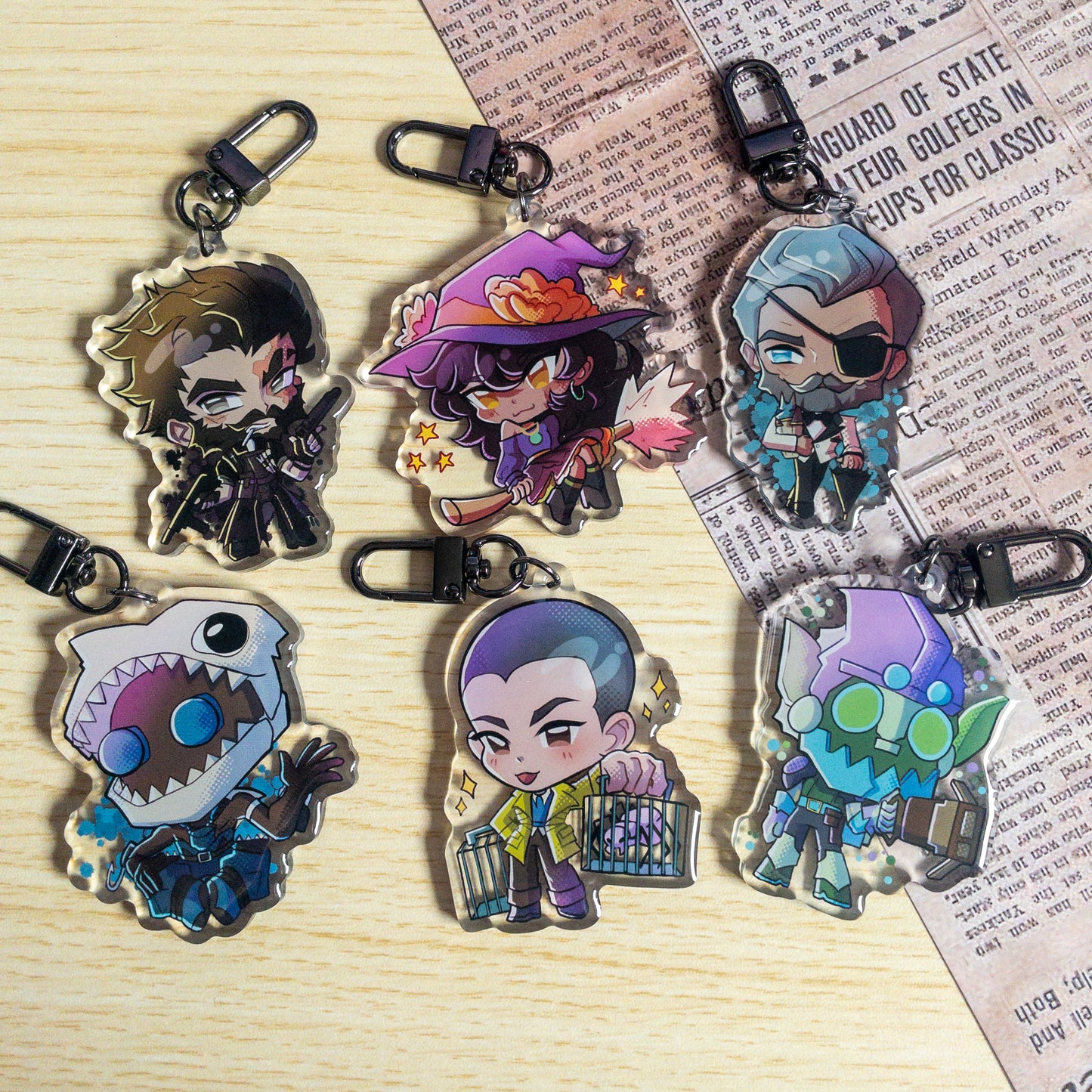 Chibilock - Epoxy Acrylic Keychains