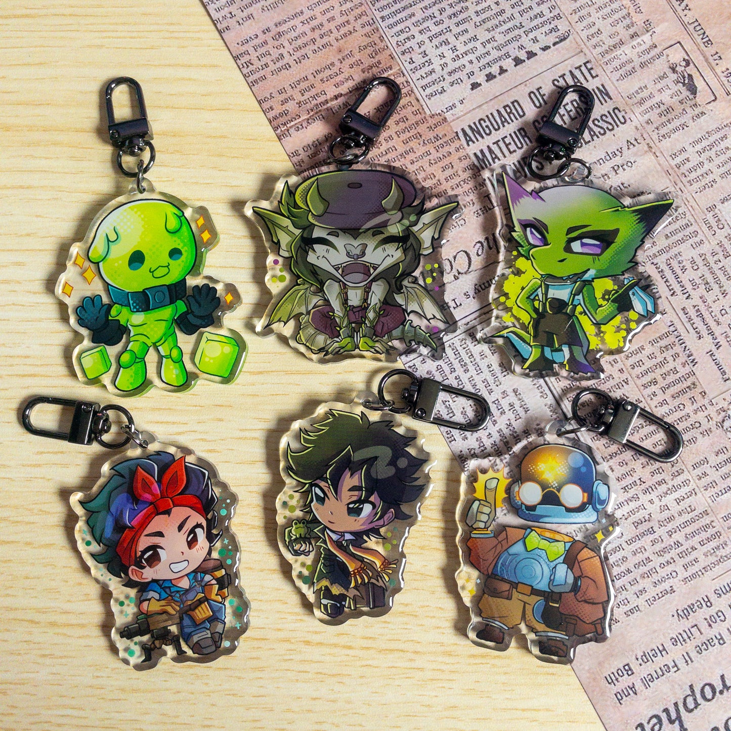 Chibilock - Epoxy Acrylic Keychains