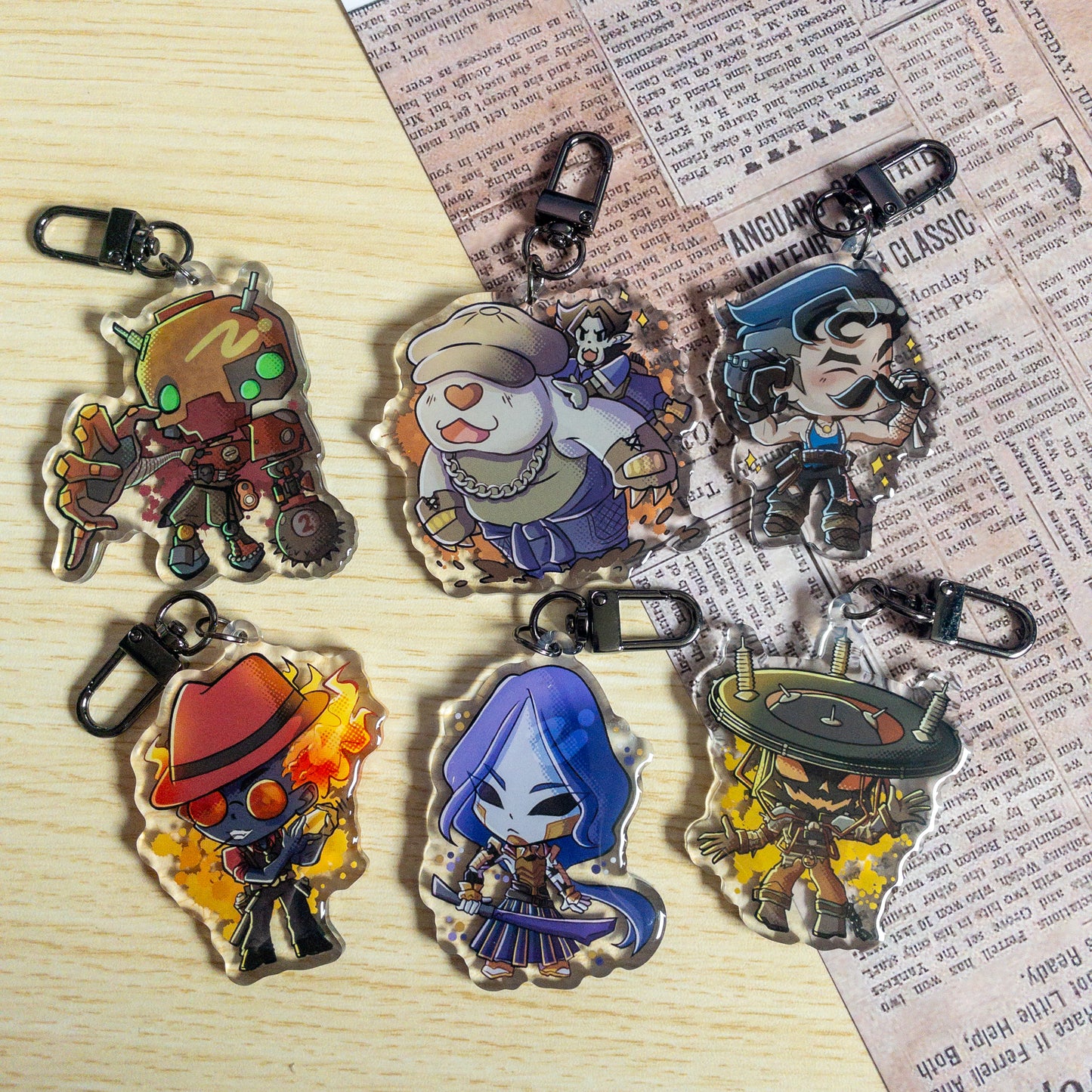 Chibilock - Epoxy Acrylic Keychains