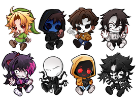 Creepypastas - Acrylic Keychain Series (PRE-ORDER)