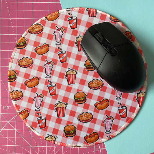 Fast Food Diner : 25cm Mousepad