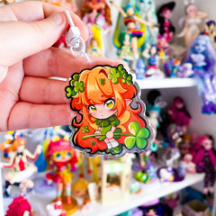 Clover Fairy - Epoxy Acrylic Keychain
