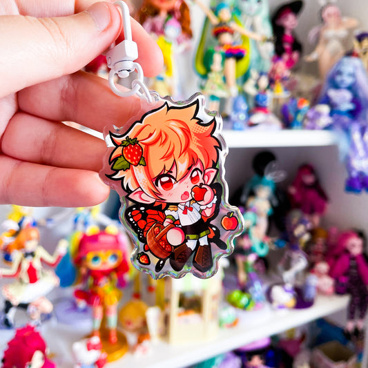 Fruit Fairy - Epoxy Acrylic Keychain