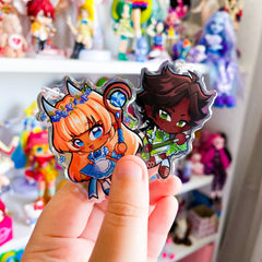 Maid Adventuring Party - Epoxy Acrylic Keychains