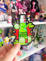 Melon Ramune - Waterproof Sticker