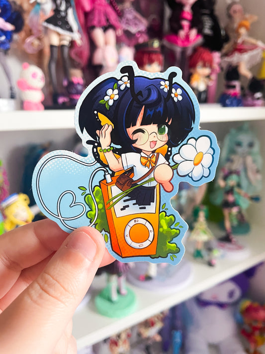 MP3 Fairy - Waterproof Sticker
