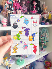 Pikmins - Waterproof Sticker Sheet