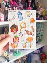 Dog Care Game - Waterproof Sticker Sheet (Copy)