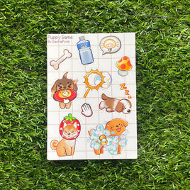 Dog Care Game - Waterproof Sticker Sheet (Copy)