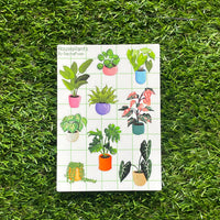 Houseplants - Waterproof Sticker Sheet [Final stock]