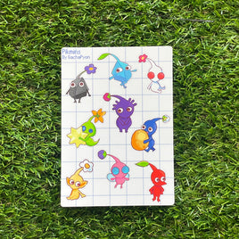 Pikmins - Waterproof Sticker Sheet