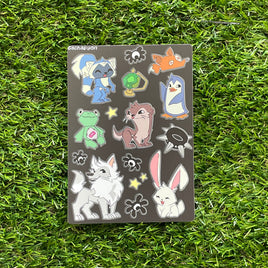 Animal Jam - Nostalgic Games Sticker Sheet