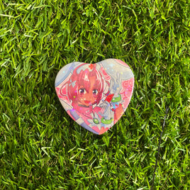Nurse Witch Komugi - Heart Button Badge
