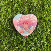 Riamu - Heart Button Badge