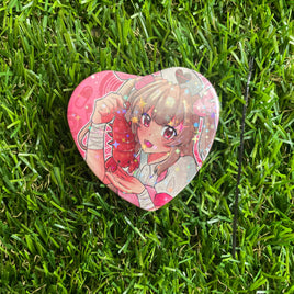 Natori Sana - Heart Button Badge