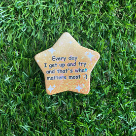 Motivational Gold Star - Holographic Star Badge