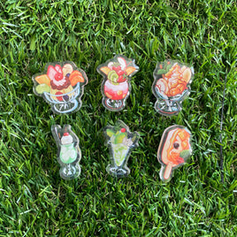 Tropical Desserts - Acrylic Pins