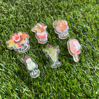 Tropical Desserts - Acrylic Pins